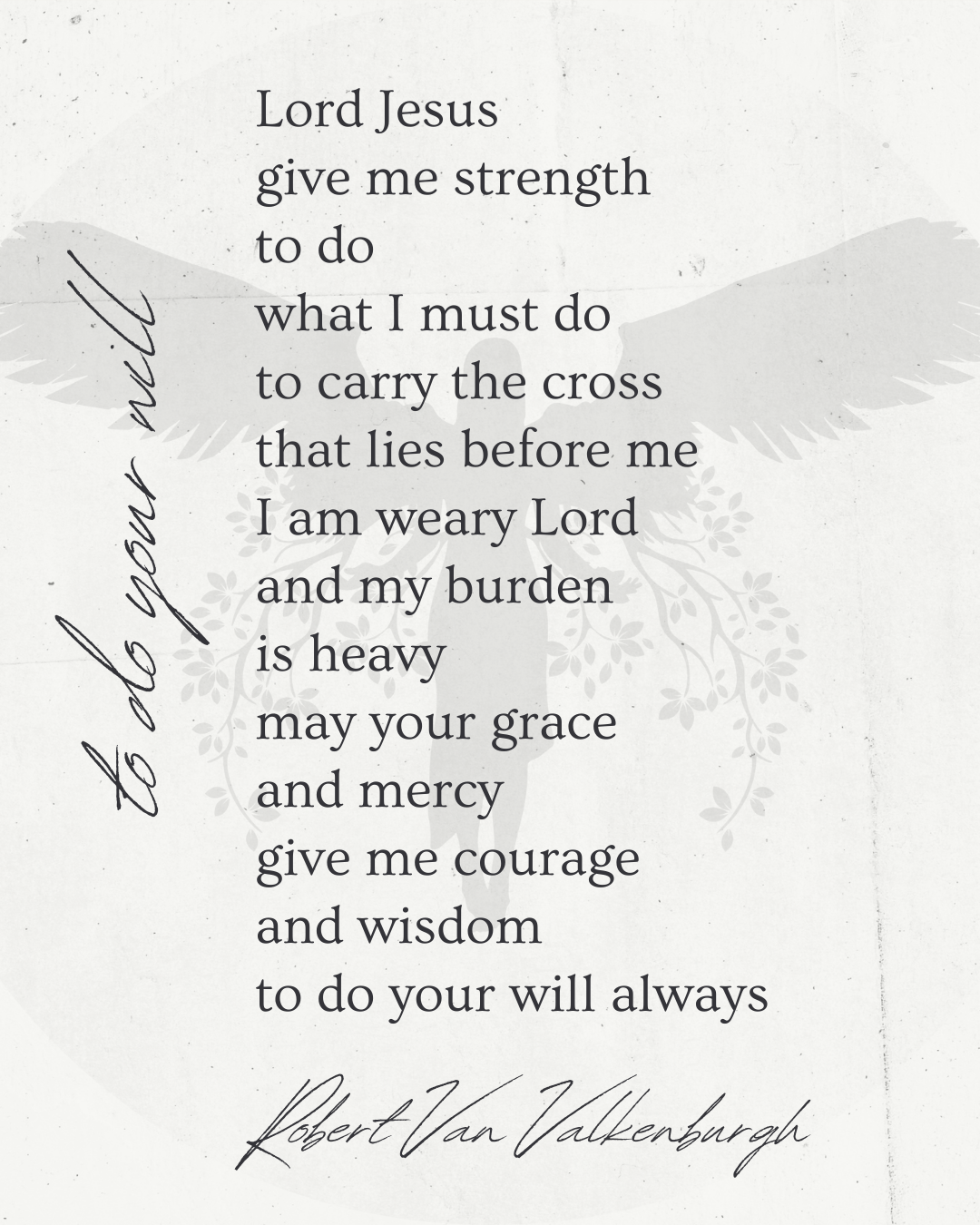 Oratio: To Do Your Will