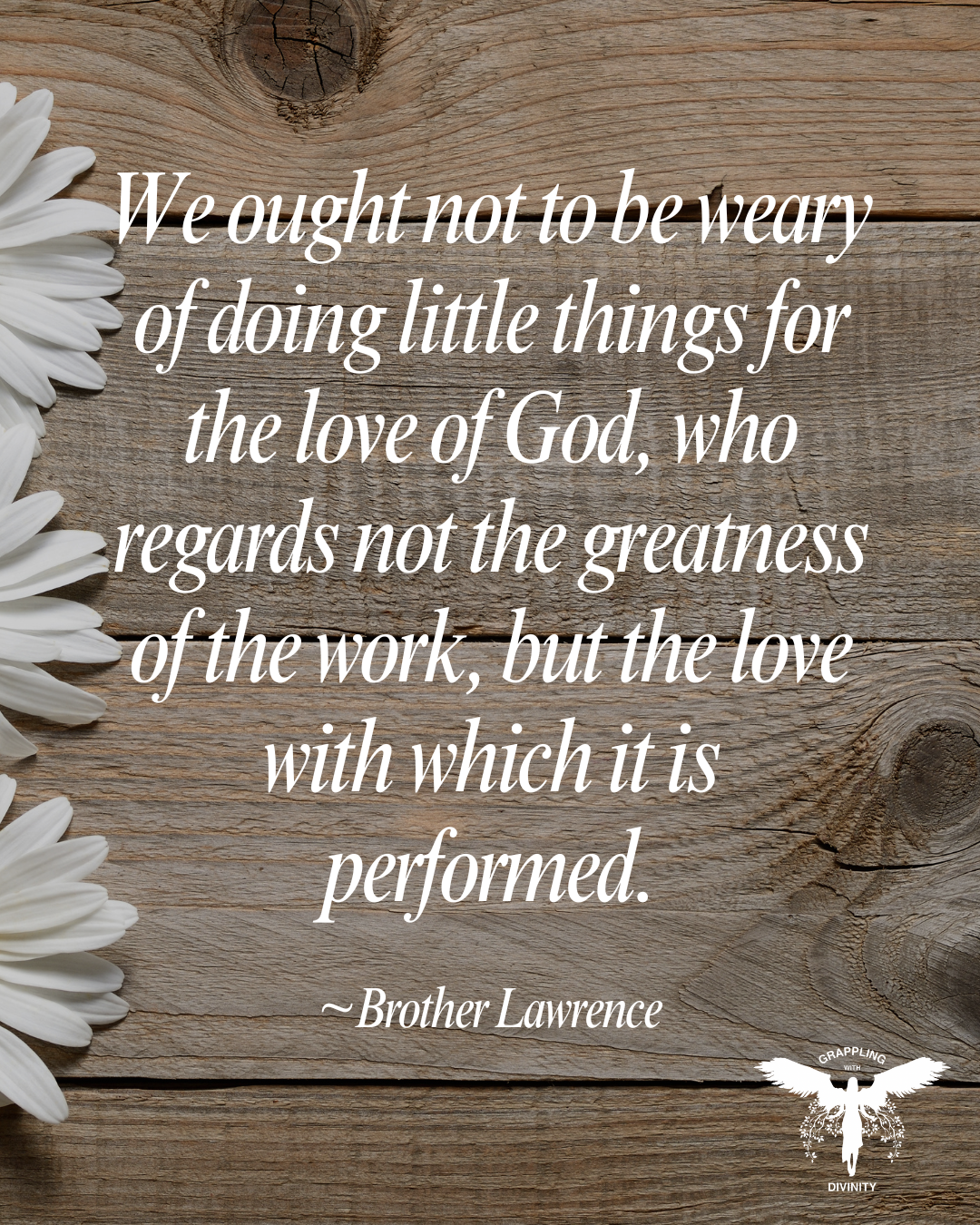 Lectio: Little Things