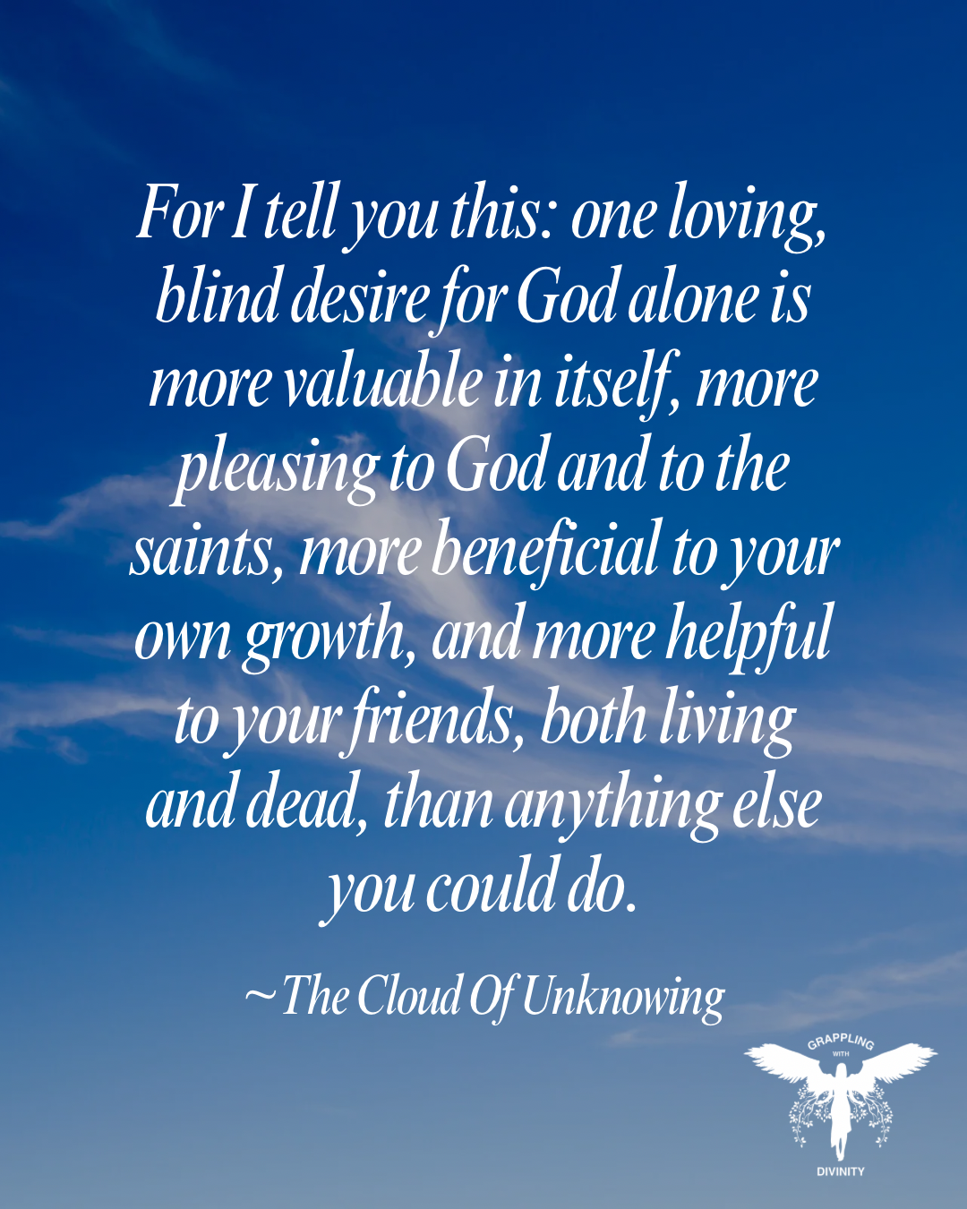 Lectio: Desire For God Alone