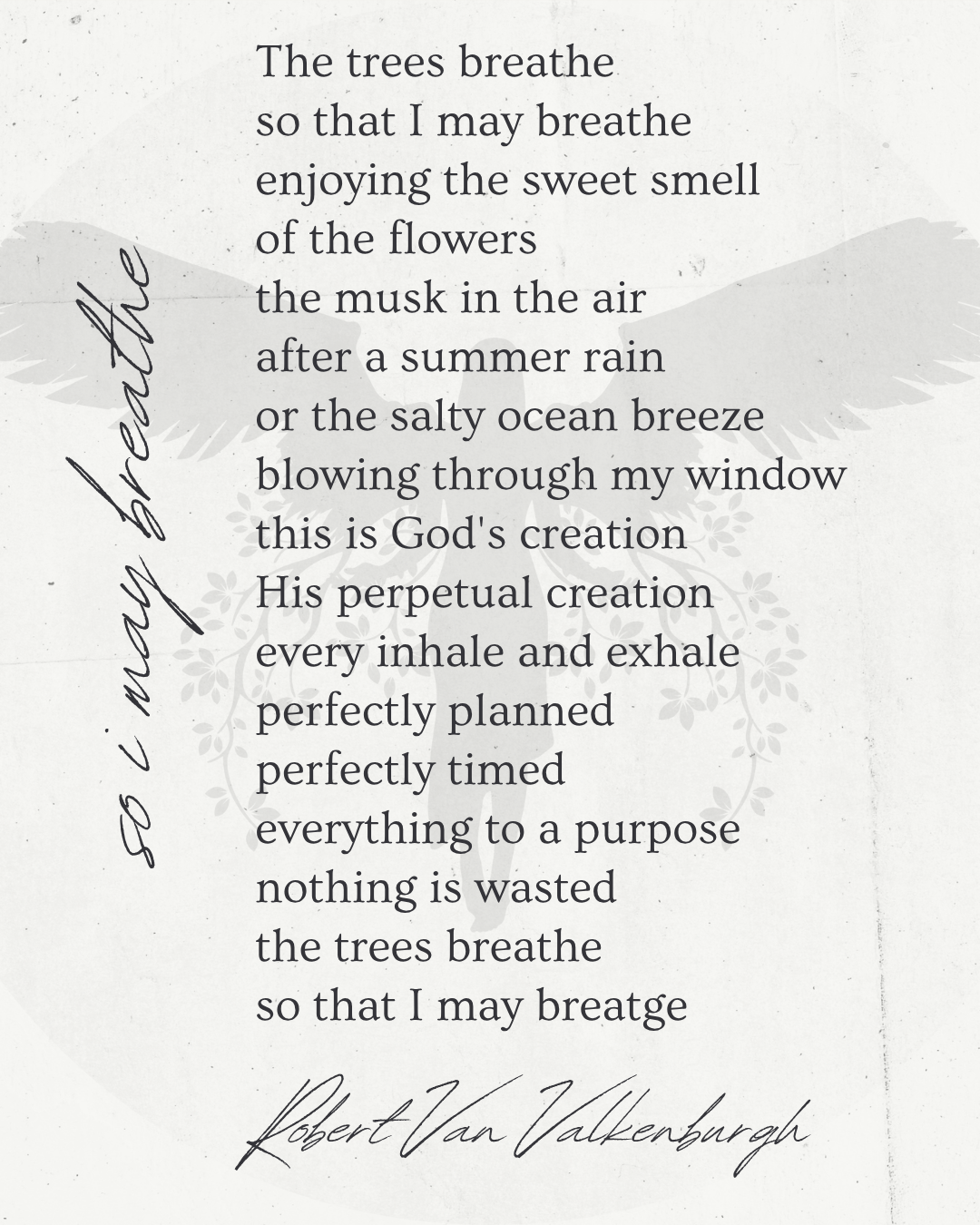 Oratio: So I May Breathe