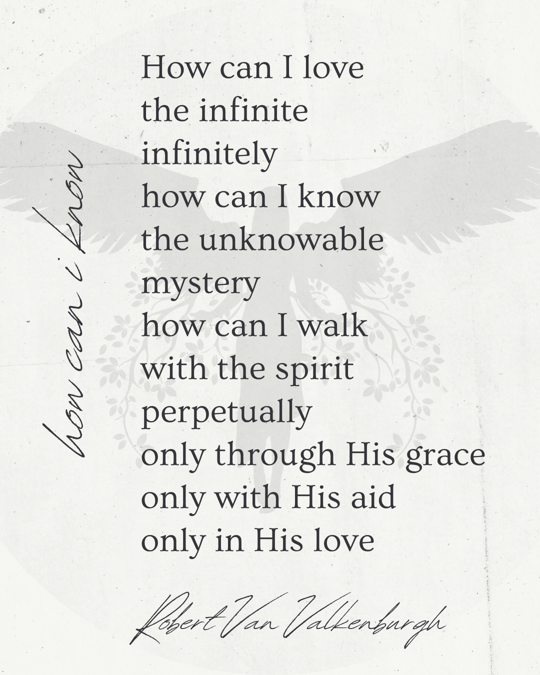 Oratio: How Can I Know