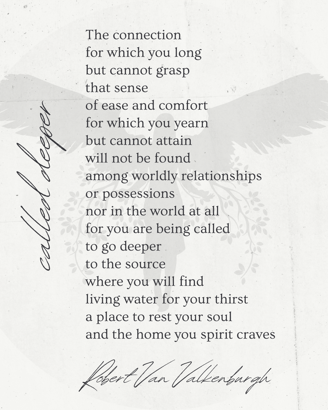 Oratio: Called Deeper