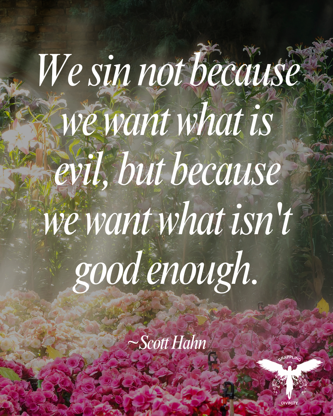 Lectio: Not Good Enough