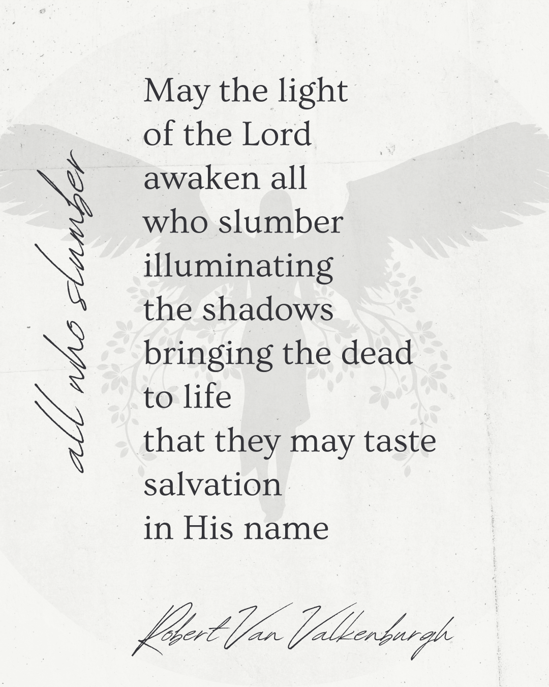 Oratio: All Who Slumber