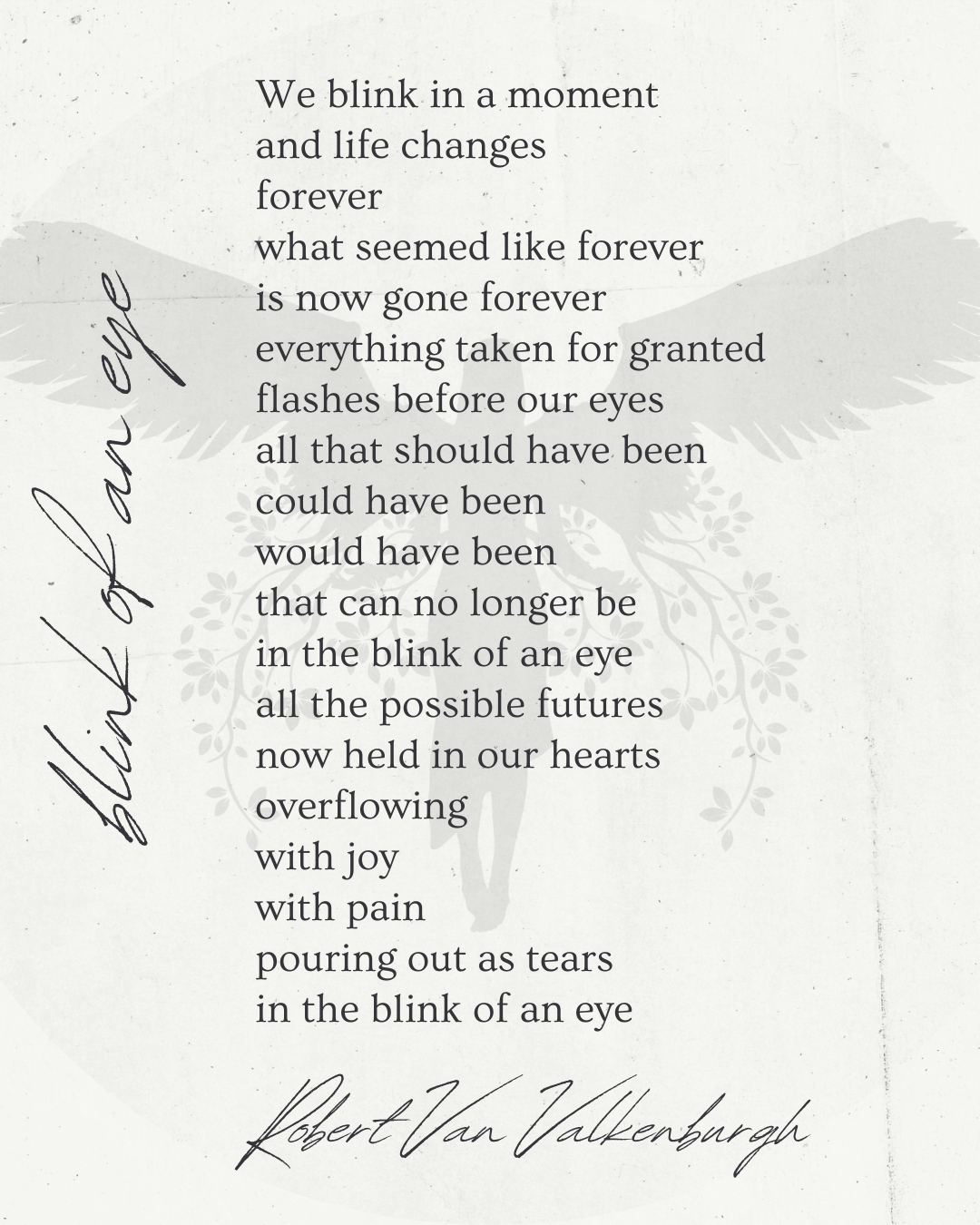 Oratio: Blink Of An Eye