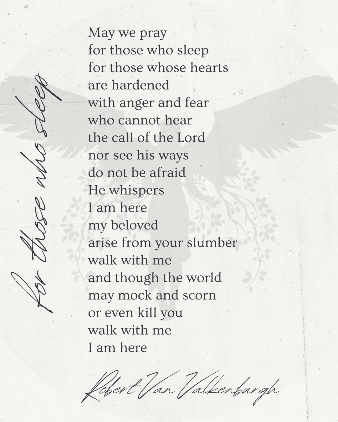 Oratio: For Those Who Sleep