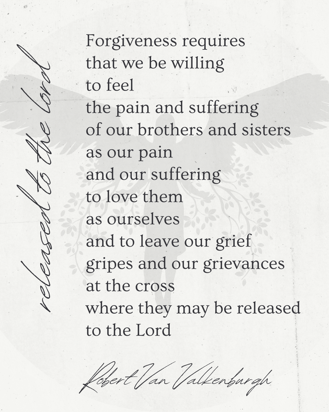 Oratio: Released To The Lord