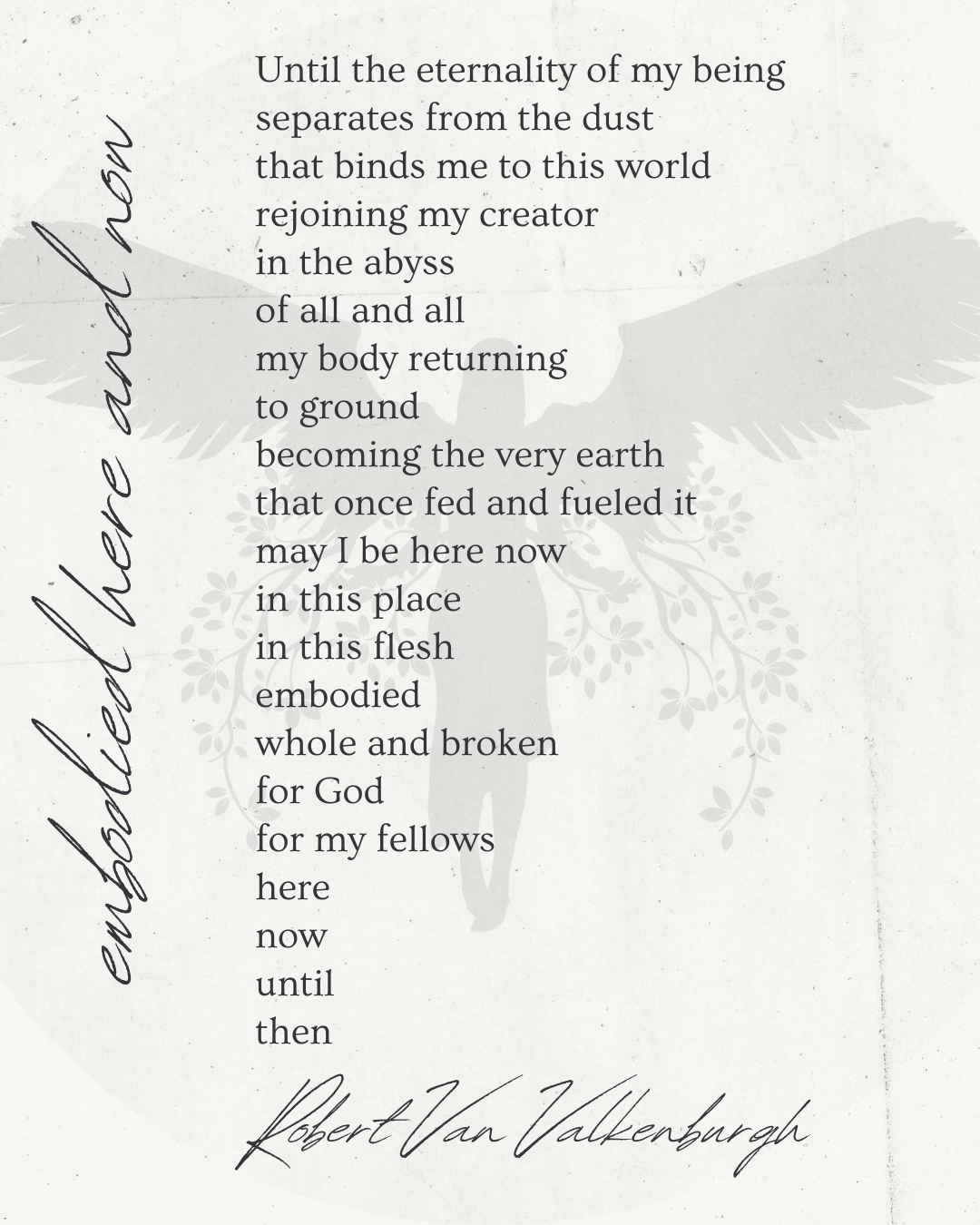 Oratio: Embodied Here And Now