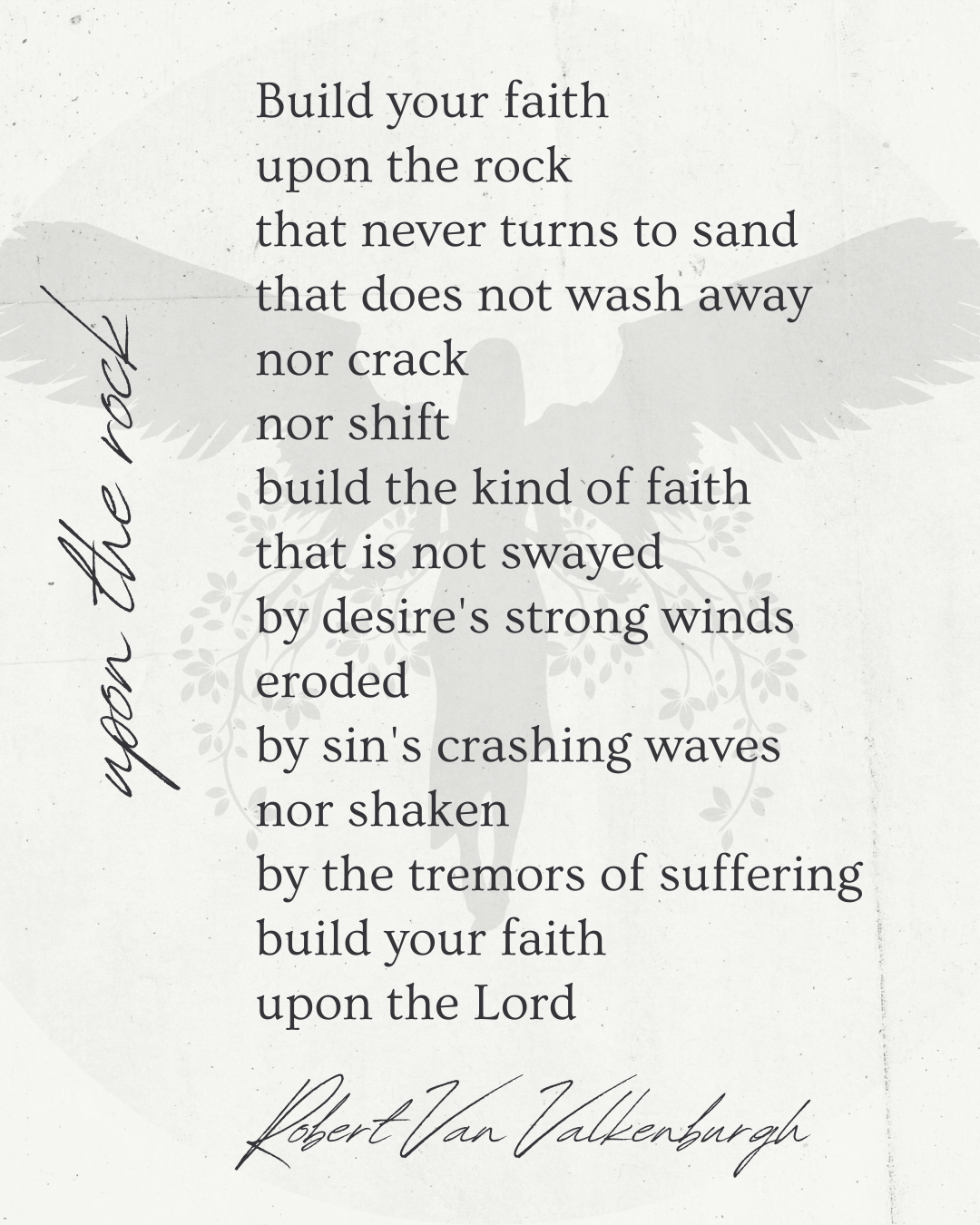 Oratio: Upon The Rock