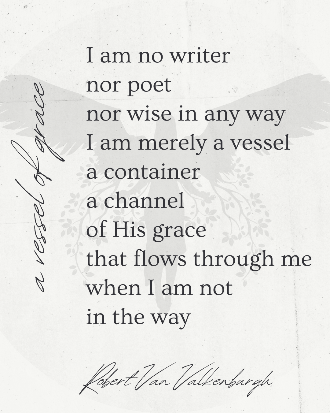 Oratio: A Vessel Of Grace