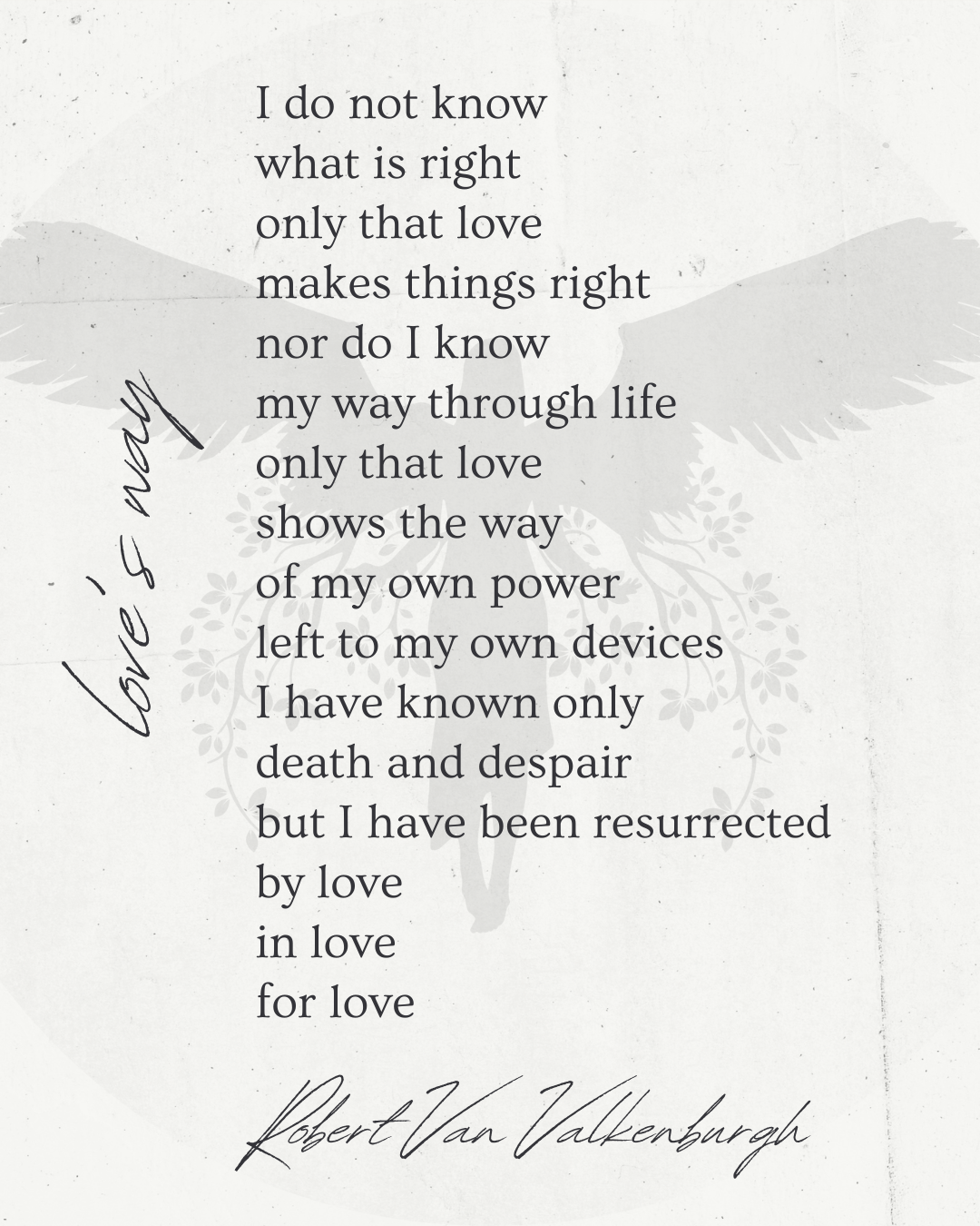 Oratio: Love’s Way