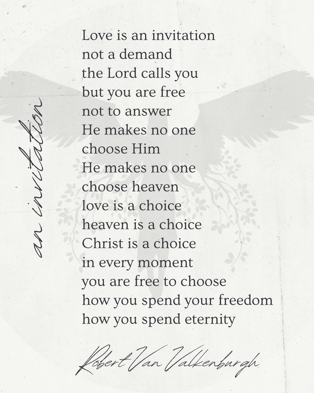 Oratio: An Invitation