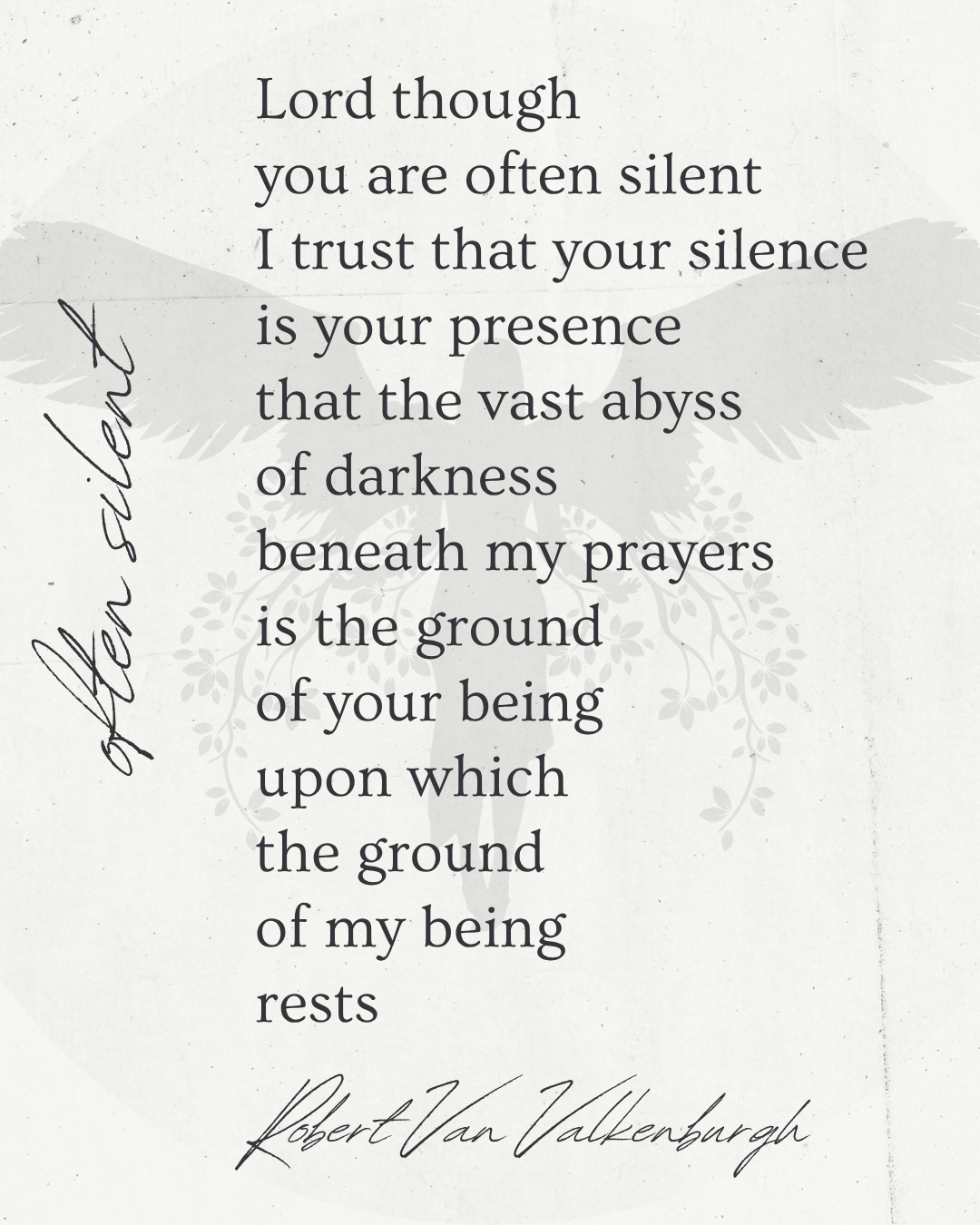 Oratio: Often Silent