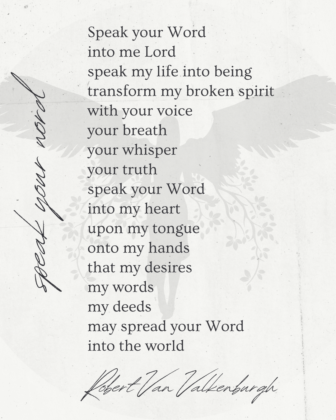 Oratio: Speak Your Word