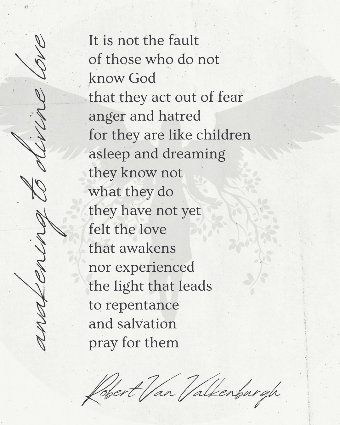 Oratio: Awakening To Divine Love