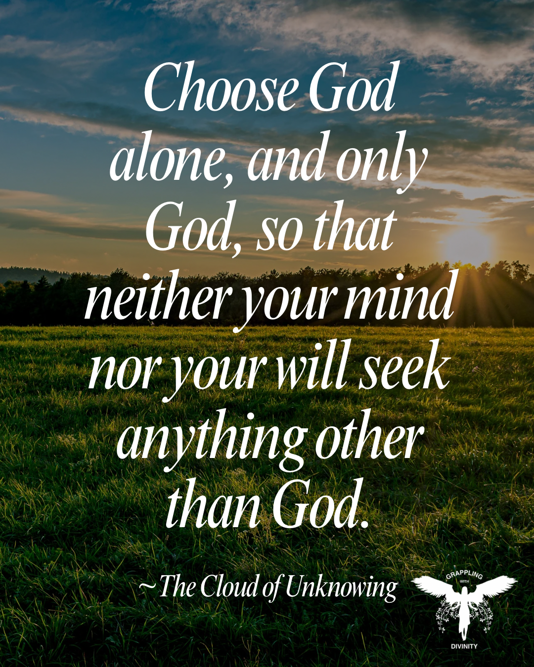 Lectio Divina: Choose God Alone