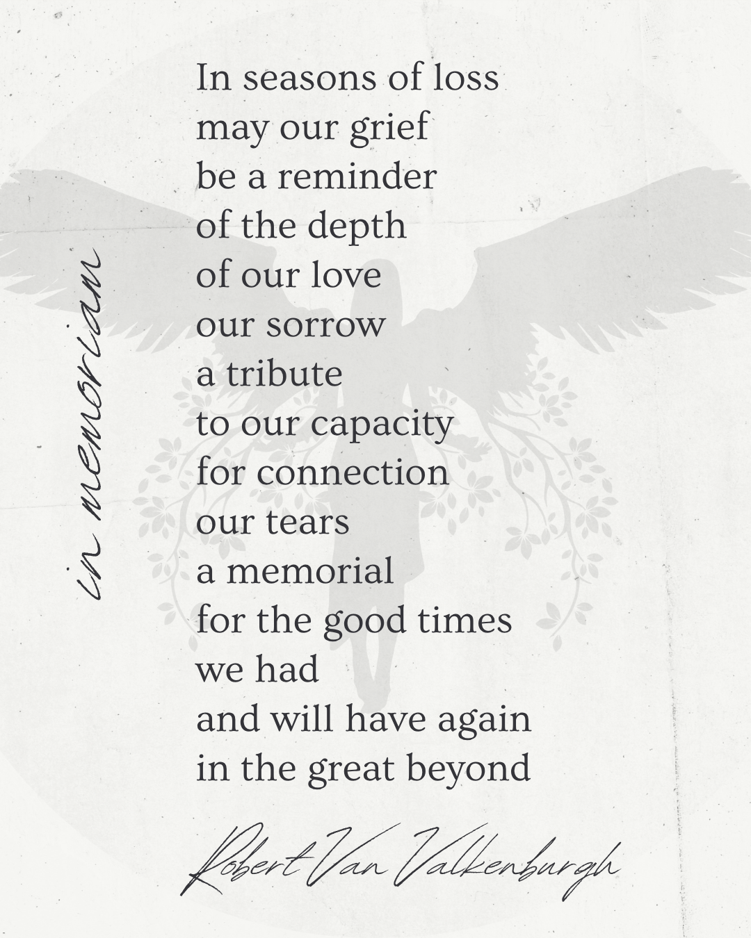 Oratio Divina: In Memoriam