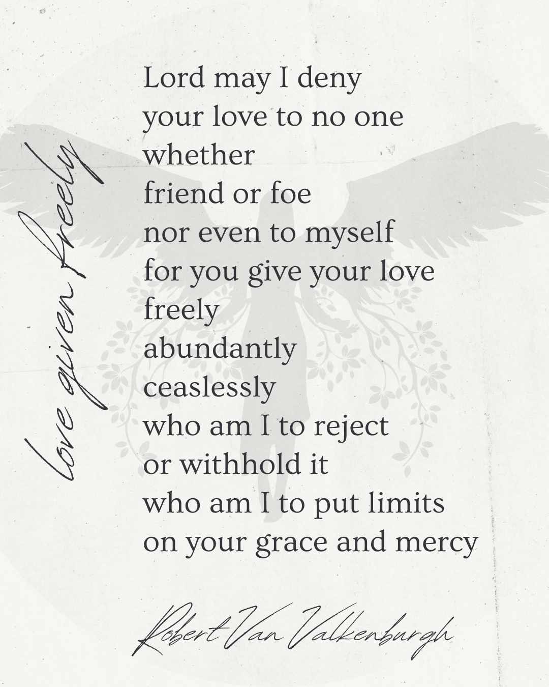 Oratio Divina: Love Given Freely