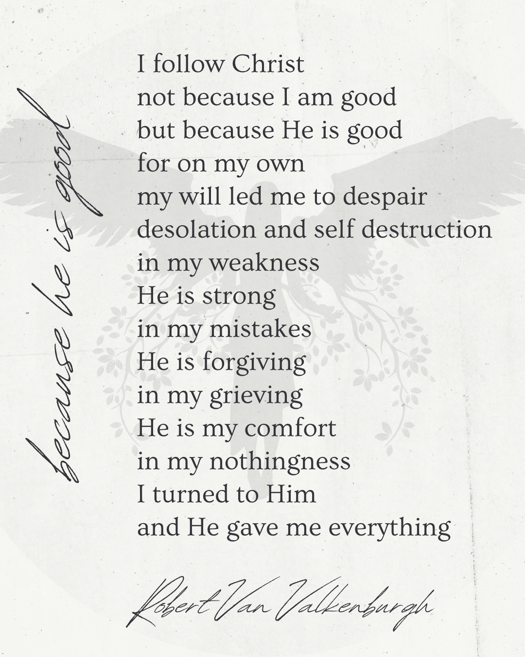 Oratio Divina: Because He Is Good