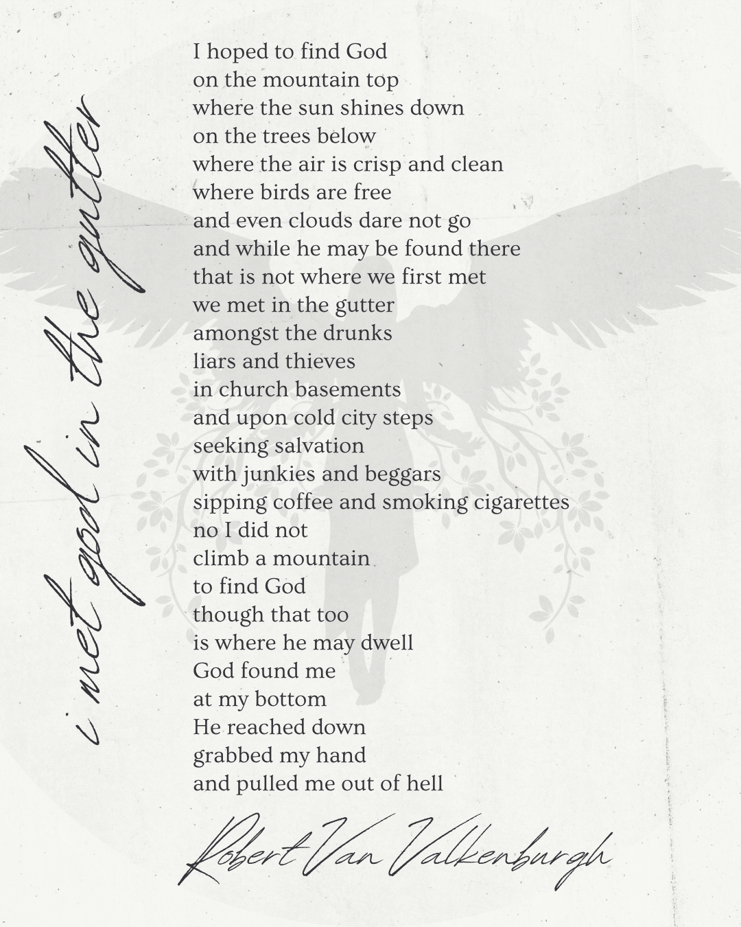 Oratio Divina: I Met God In The Gutter