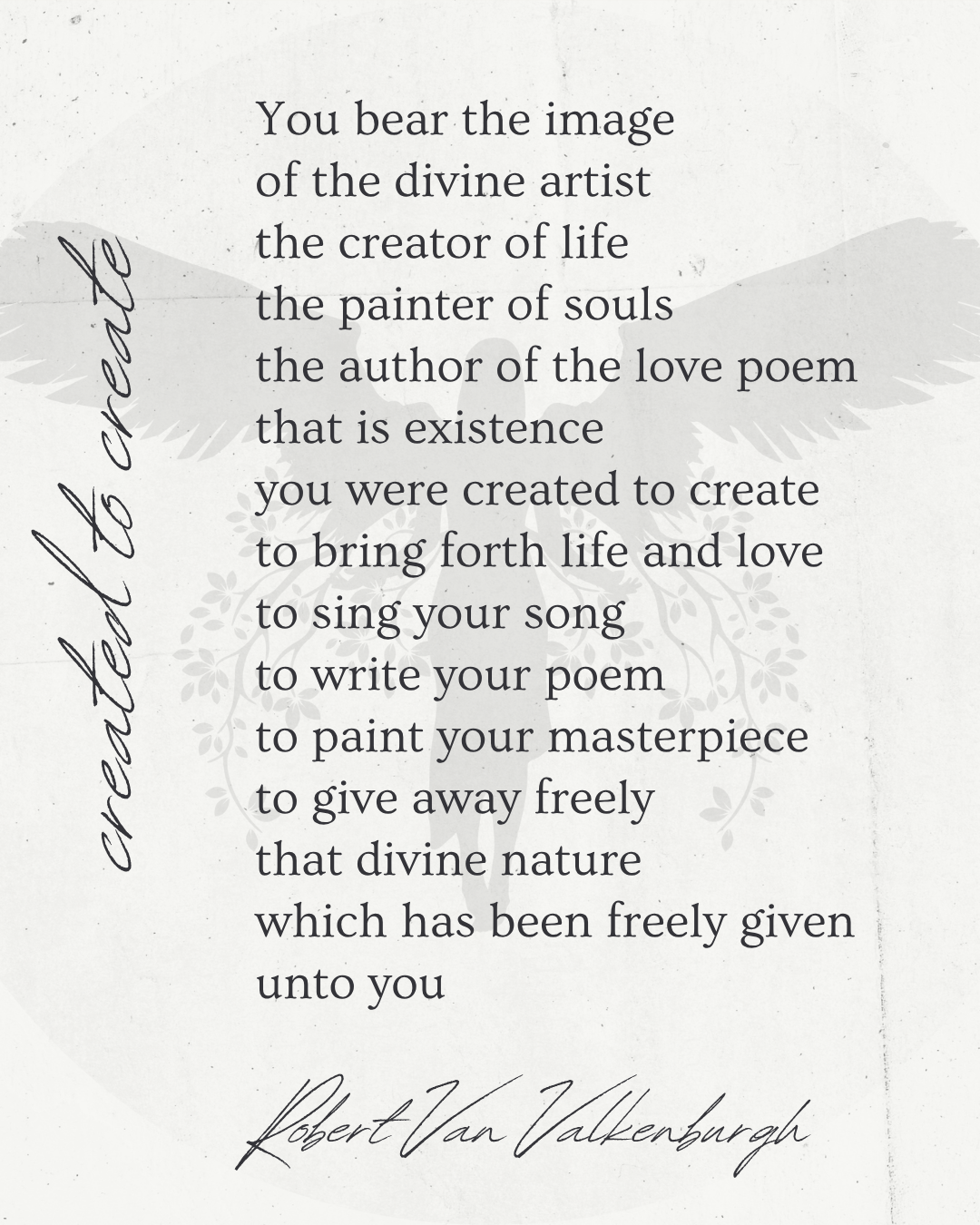 Oratio Divina: Created To Create