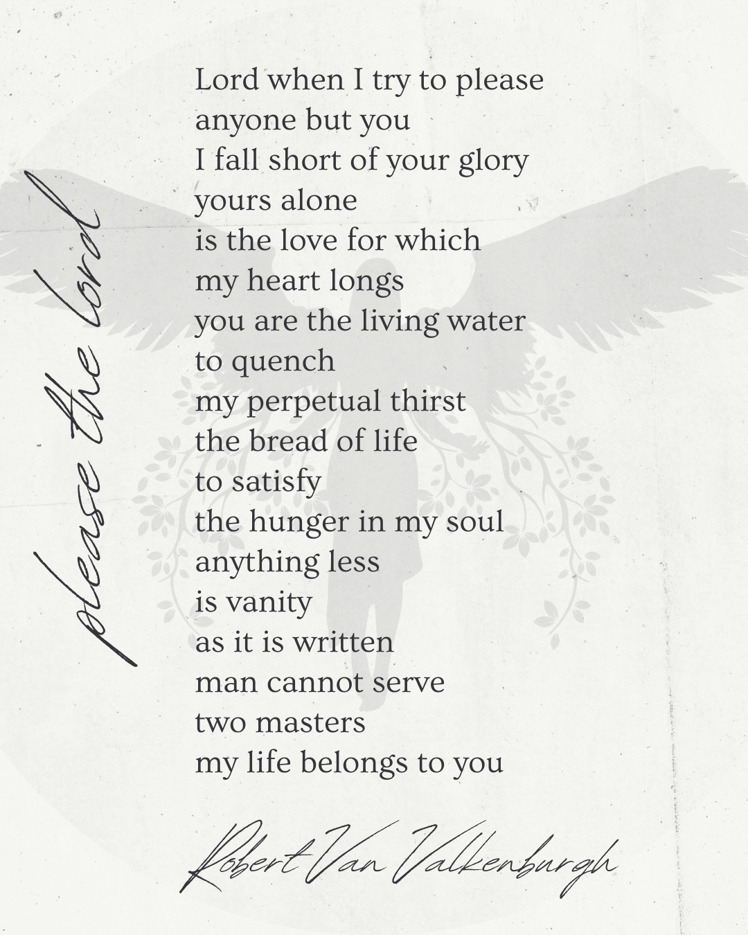 Oratio Divina: Please The Lord