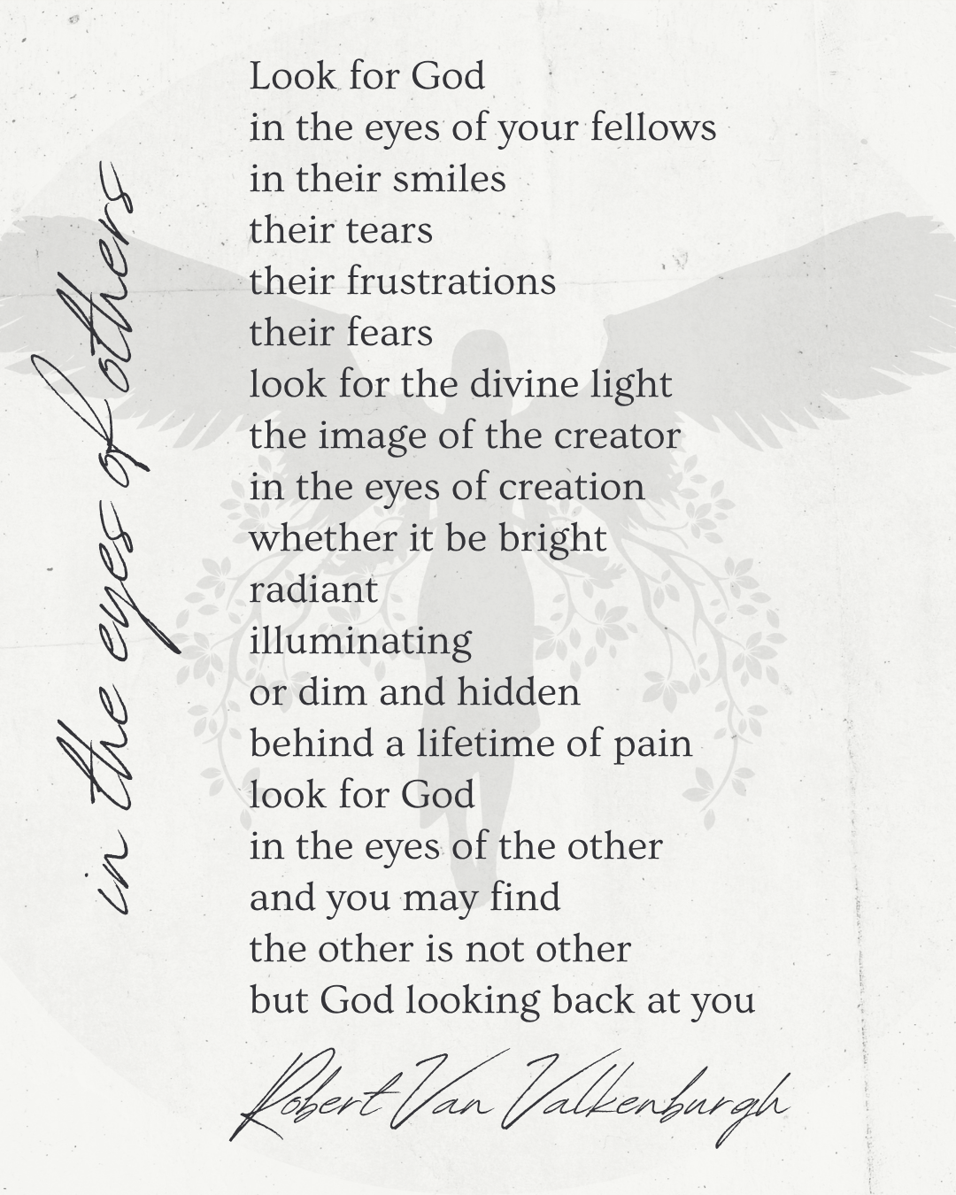 Oratio Divina: In The Eyes Of Others