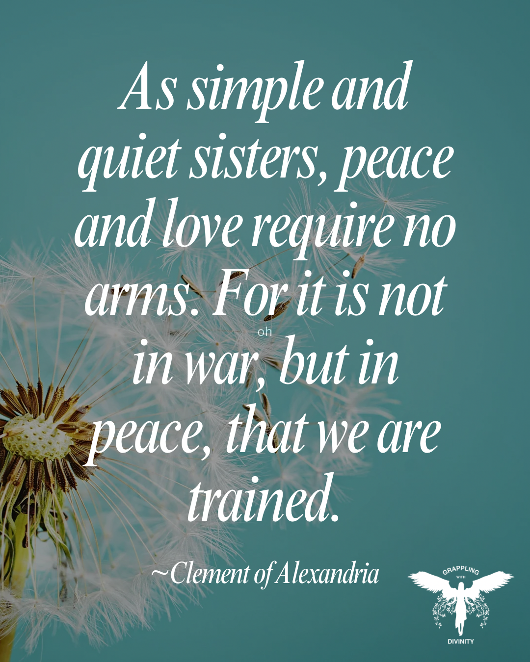 Lectio Divina: Trained In Peace
