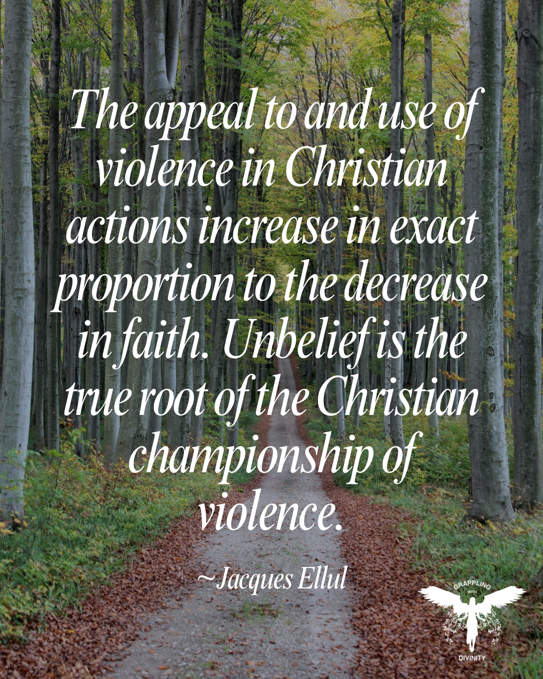 Lectio Divina: Unbelief Is The Root Of Violence