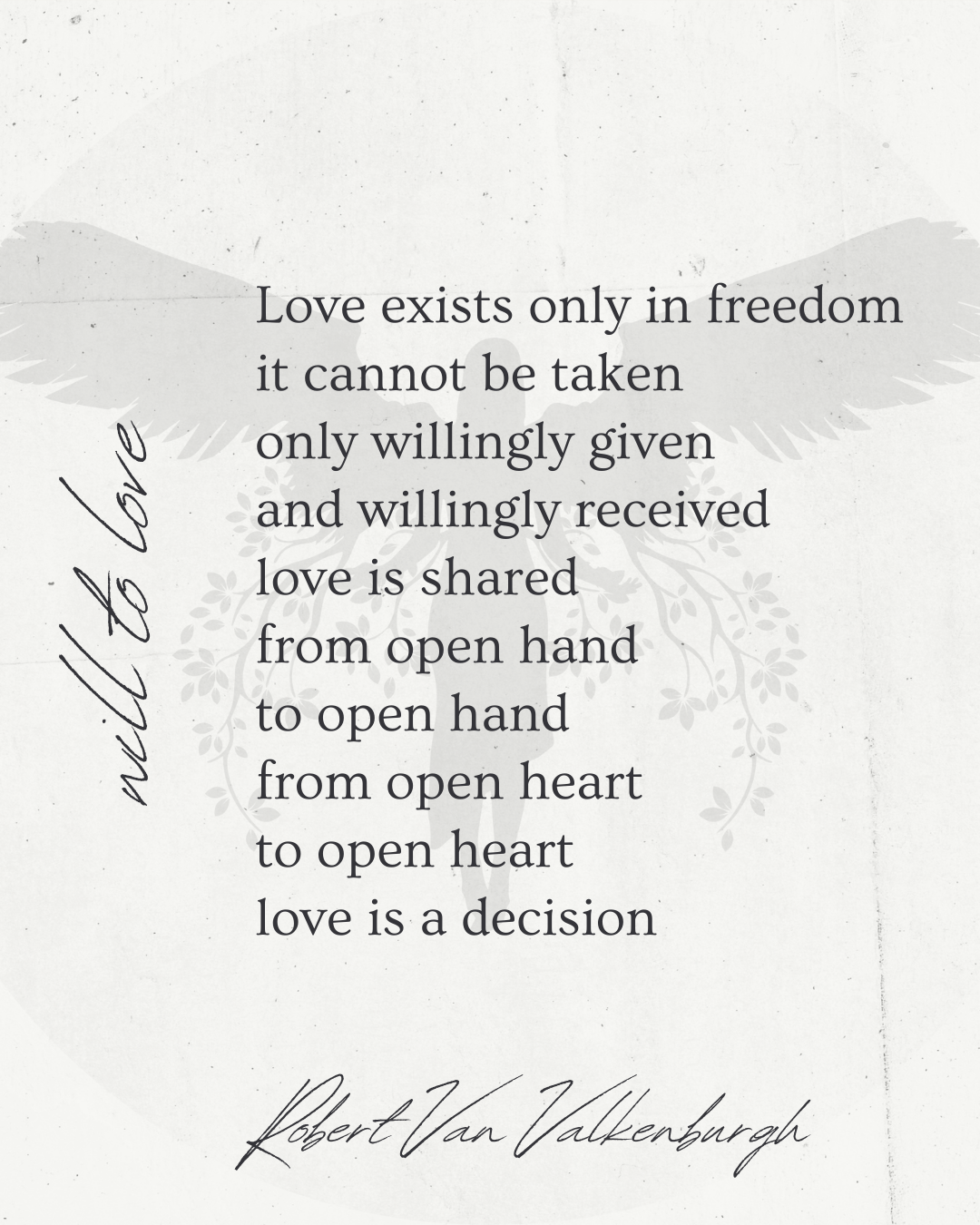 Oratio Divina: Will To Love