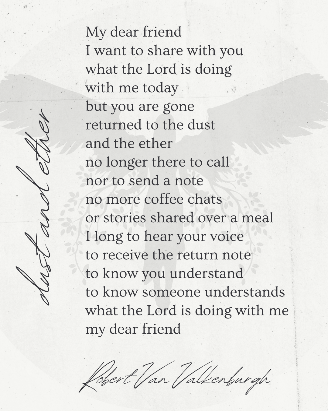 Oratio Divina: Dust And Ether