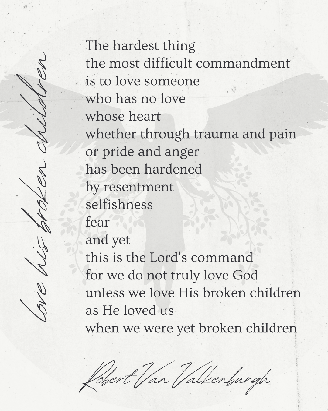 Oratio Divina: Love His Broken Children