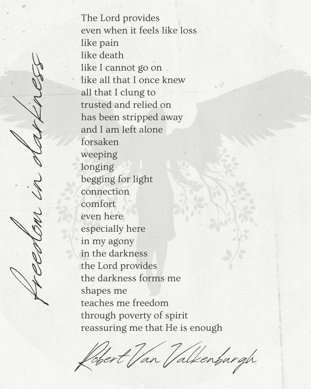 Oratio Divina: Freedom In Darkness