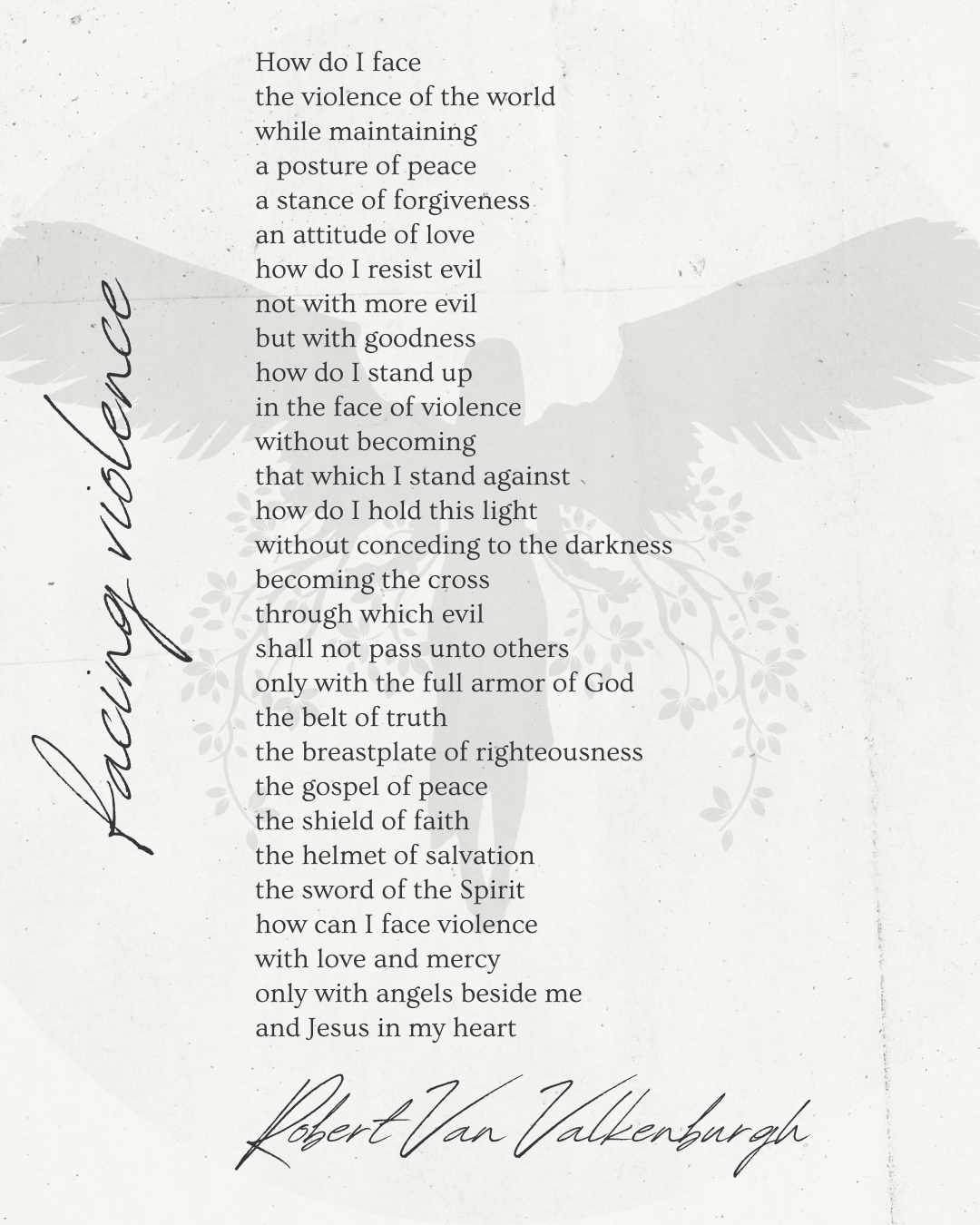 Oratio Divina: Facing Violence