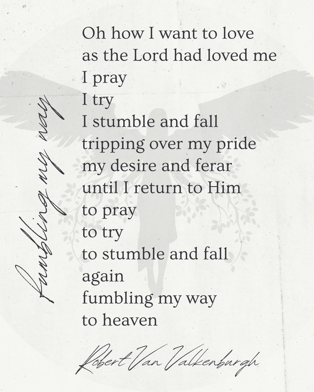 Oratio Divina: Fumbling My Way