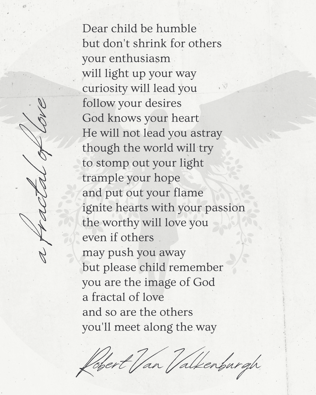 A Fractal Of Love: Humility, Courage, And Divine Identity (Oratio Divina)