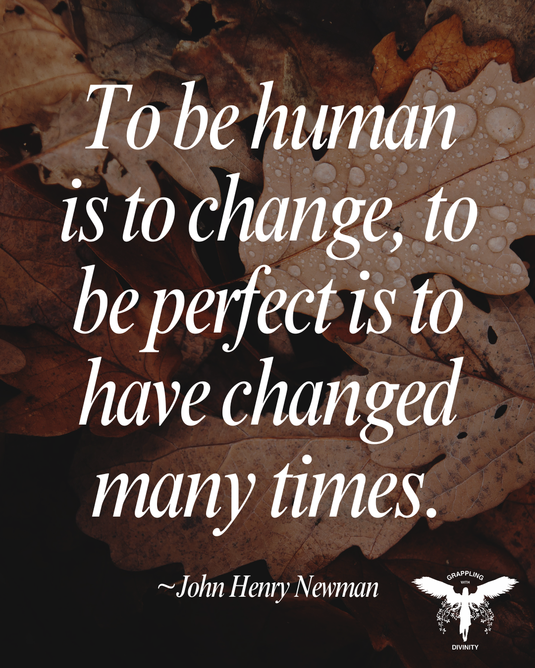 Lectio Divina: Embracing Change (What It Means to Grow in Faith and Humanity)