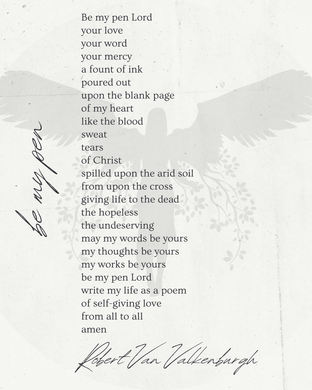 Oratio Divina: Be My Pen