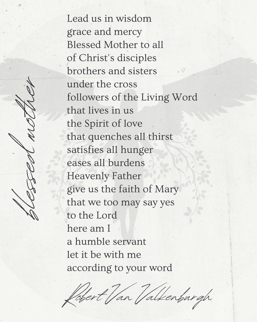 Oratio Divina: Blessed Mother