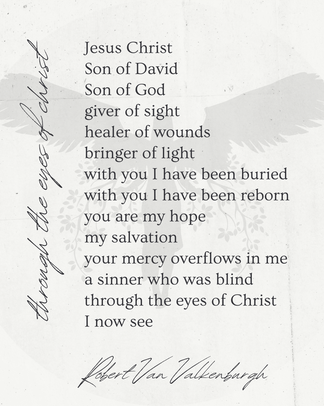 Through The Eyes Of Christ: From Blindness To Sight (Oratio Divina)