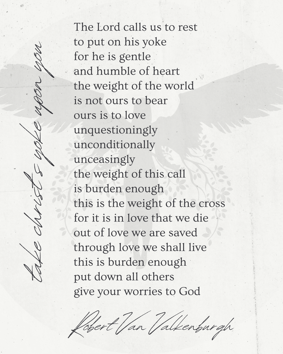 Take Christ’s Yoke Upon You: Faith, Burden, and the Love That Sustains Us (Oratio Divina)