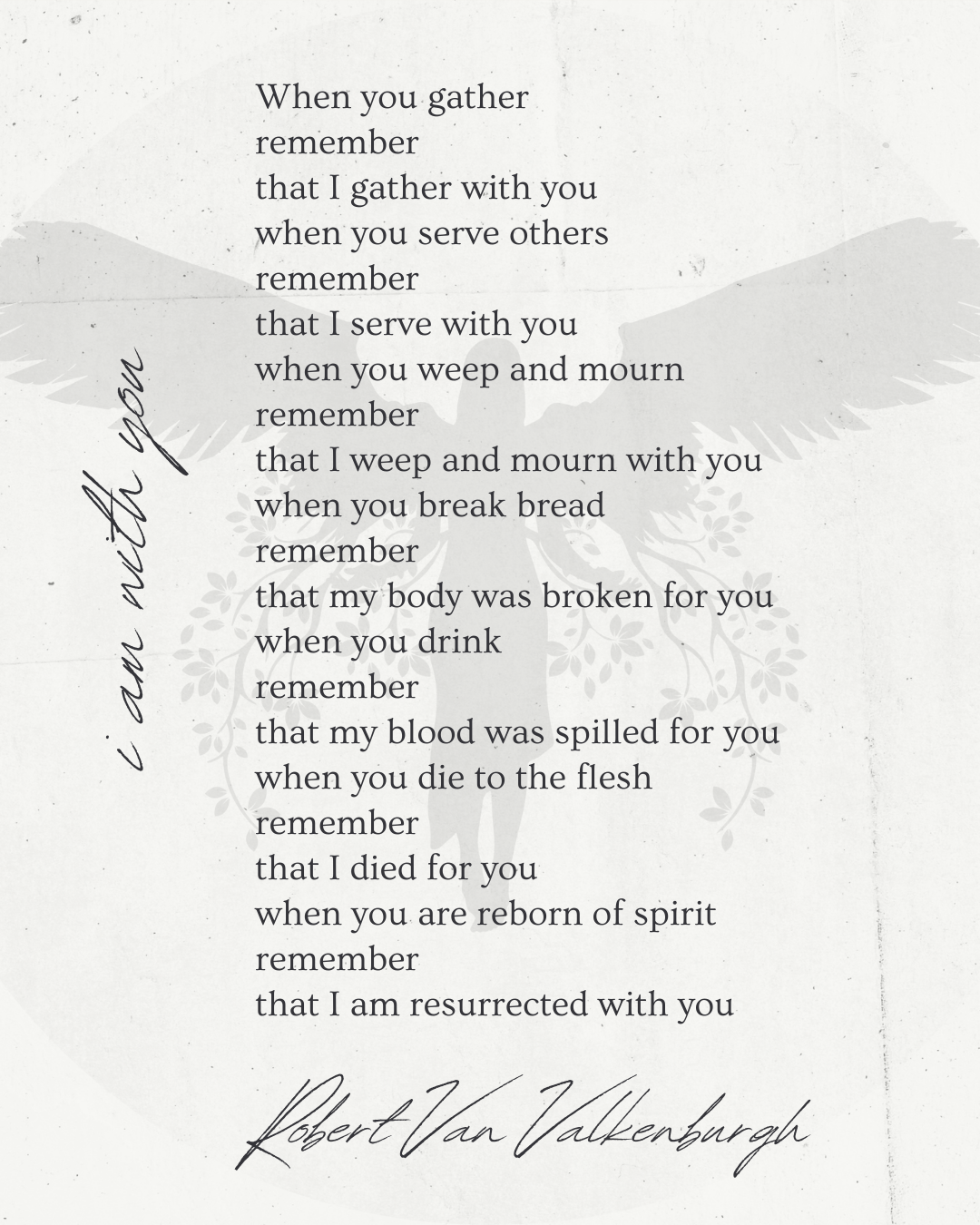 I Am With You: Remembering Christ in Every Act of Love, Service, and Sacrifice (Oratio Divina)