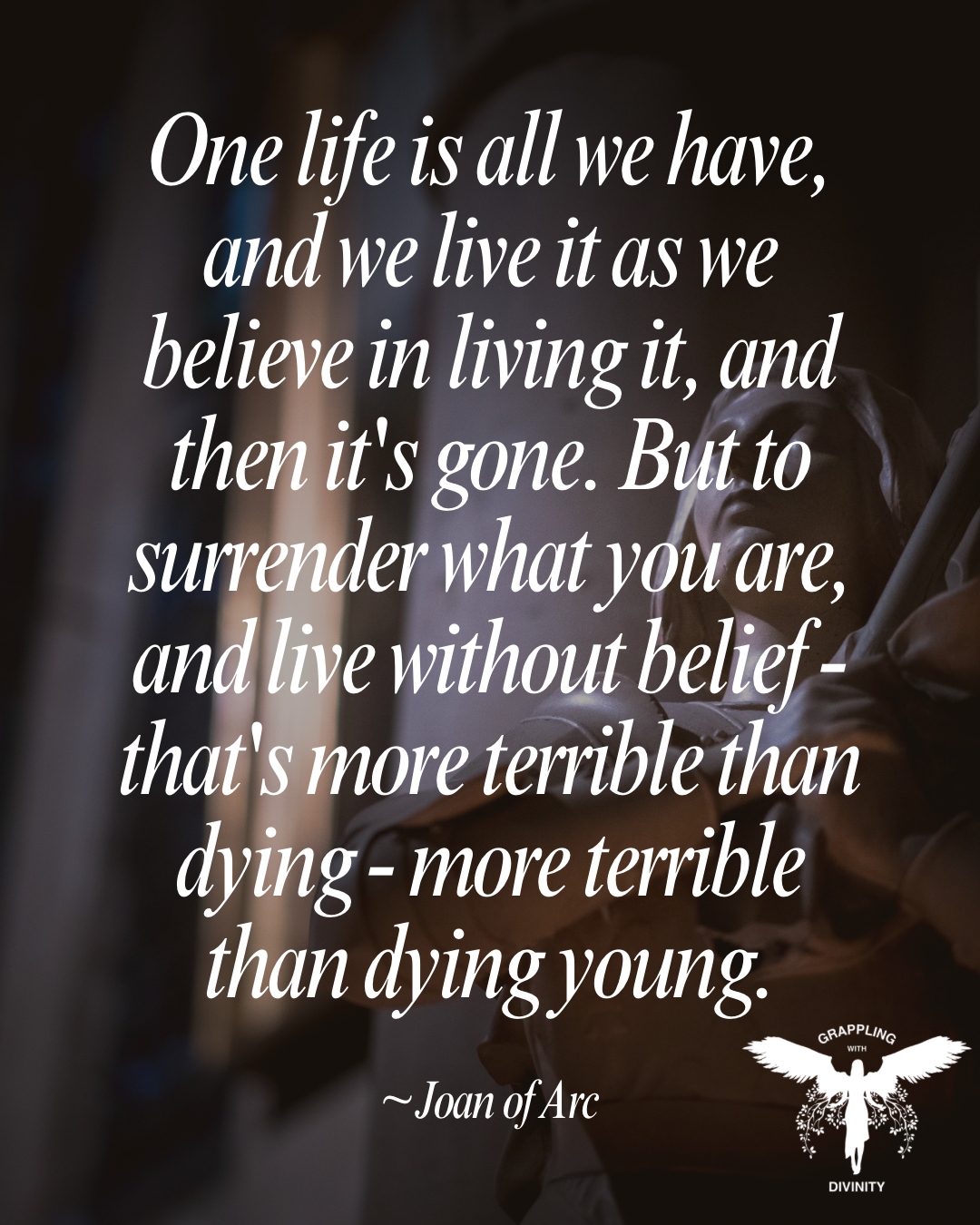 Do Not Surrender Your Imago Dei: Living With The Conviction of Belief (Lectio Divina)