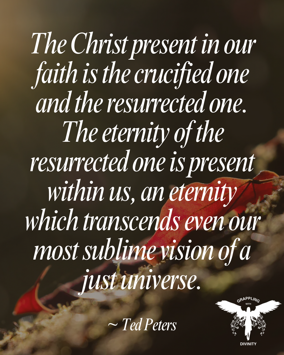 Our Ways Lead to Death. Christ Carries Us to Life. (Lectio Divina)