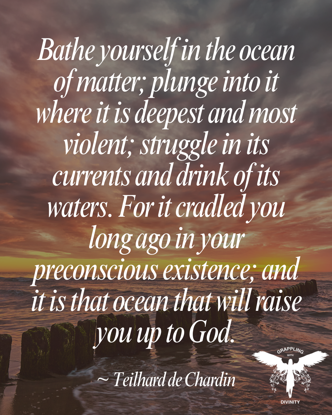 Bathe in the Ocean of Matter: On Embodiment, Suffering, and the God Who Is Always Becoming (Lectio Divina)